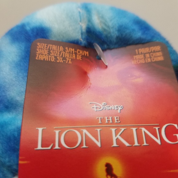 Disney The lion king womens fuzzy slipper socks - Picture 4 of 5